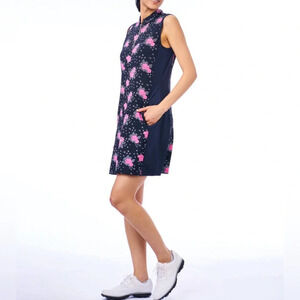 N VO sleeveless golf dress floral size large